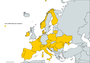 Known NREN FileSender installations in the Europe